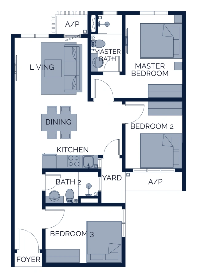 Type B floor plan